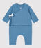 Zweiteiliges Baby-Set aus gesteppter Bio-Baumwolle blau POLOCHON