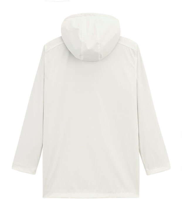 Ikonische regenjacke unisex weiss