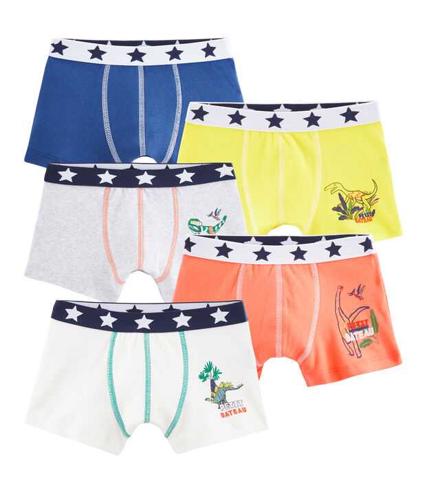 Set mit 5 Boxershorts f&uuml;r kleine Jungen vielfarbig