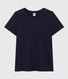 Damen-T-Shirt LE DROIT aus Baumwolle mit Rundhalsausschnitt