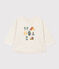 Langärmeliges Baby-T-Shirt aus Doppeljersey beige MONTELIMAR CHINE