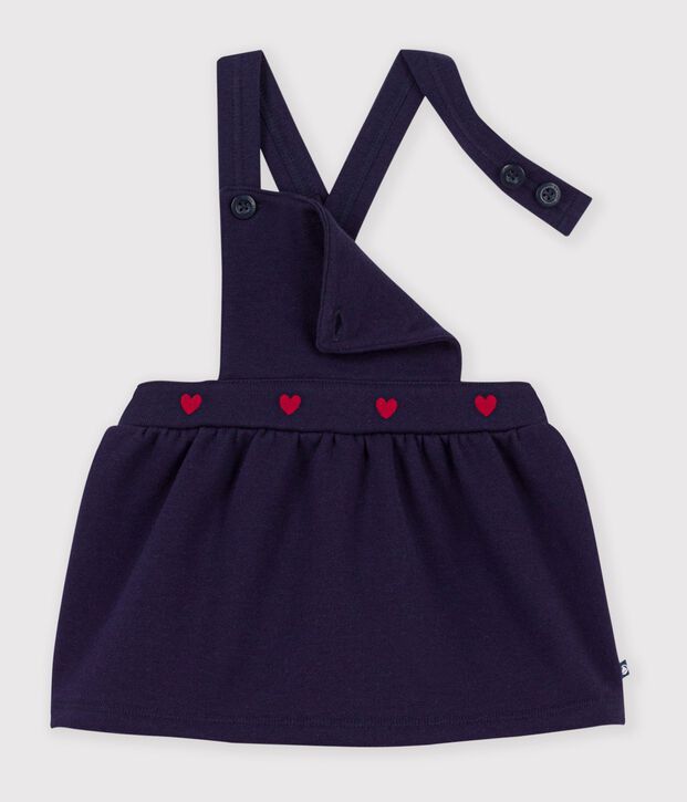 &Auml;rmelloses Baby-Kleid aus Baumwolle mit  Herzstickerei SOIR