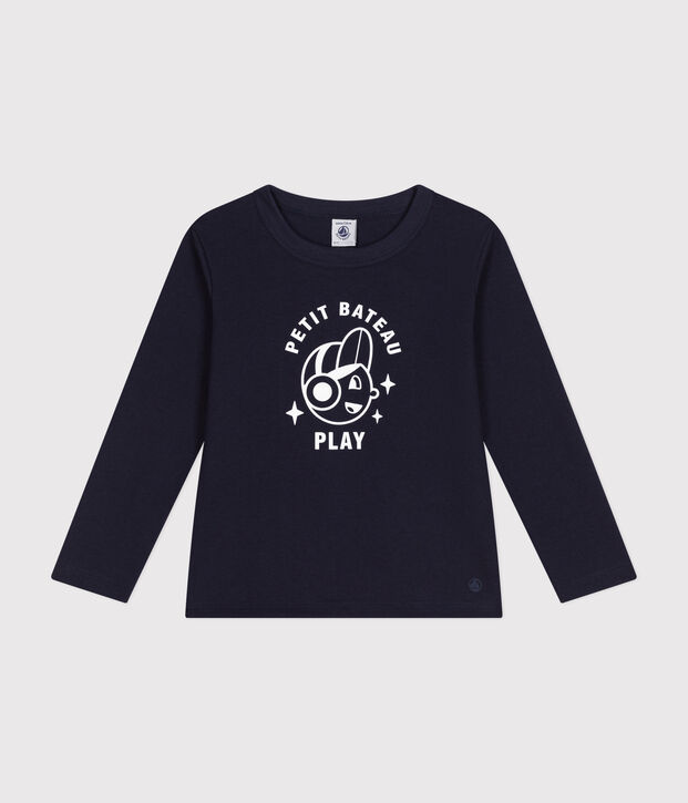 Lang&auml;rmeliges Kinder-T-Shirt aus feinem Jersey f&uuml;r Jungen SMOKING