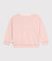 Kinder-Sweatshirt aus Doppeljersey für Mädchen rosa AVALANCHE/ ROSELINE