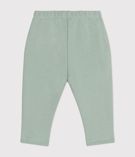 Baby-Hose aus Molton grün HERBIER