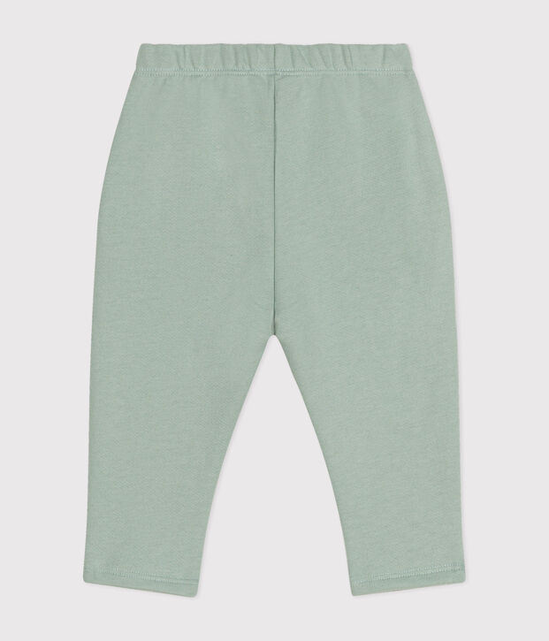 Baby-Hose aus Molton gr&uuml;n