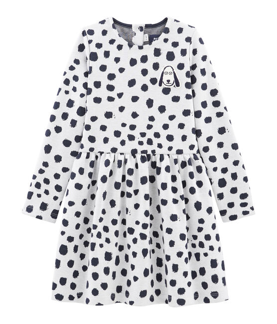Kleid Jean Jullien weiss MARSHMALLOW/ DOTTIES