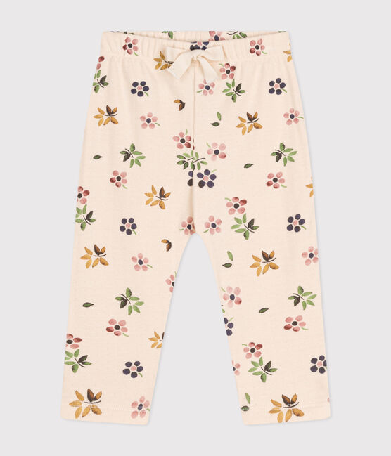 Baby-Hose aus Doppeljersey weiss AVALANCHE/ MULTICO