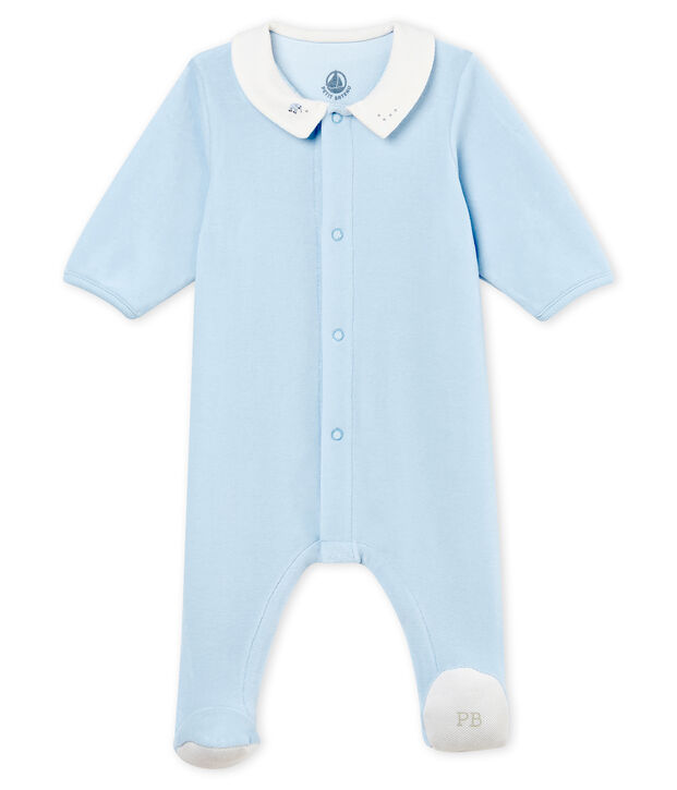 Baby-strampler jungen aus baumwoll-samt FRAICHEUR