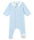 Baby-strampler jungen aus baumwoll-samt
