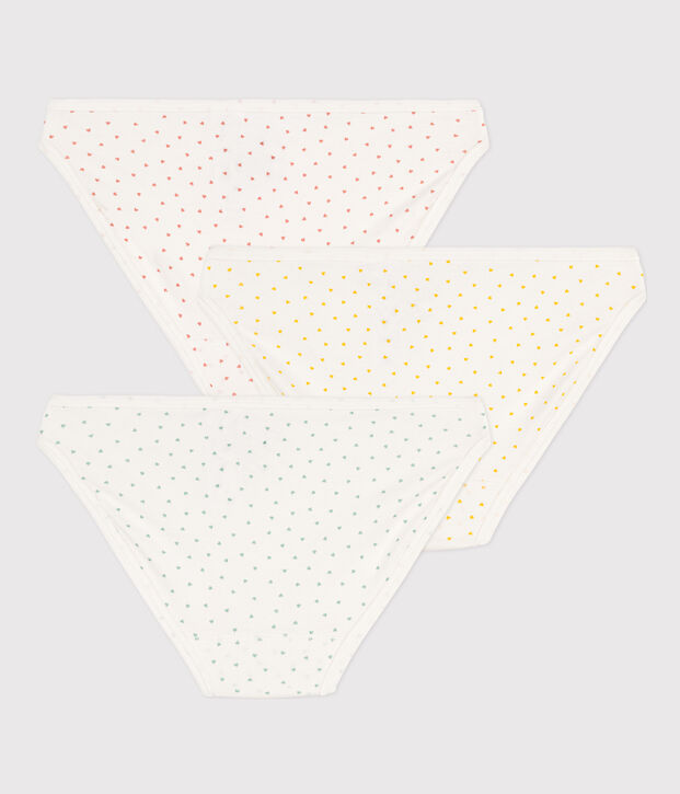 3er-Set Slips aus Baumwolle f&uuml;r Damen vielfarbig