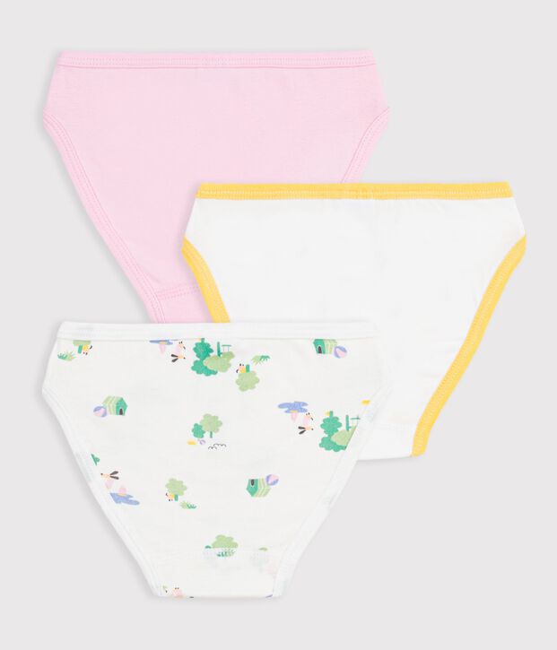 Lot de 3 culottes en coton vielfarbig