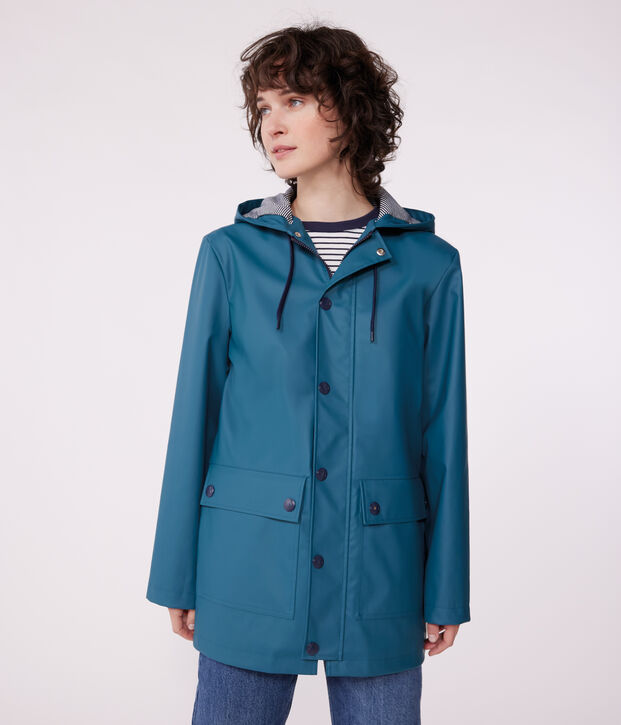 Ikonische Regenjacke Damen/Herren gr&uuml;n