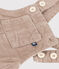 Baby-Latzhose aus Cord HUITRE
