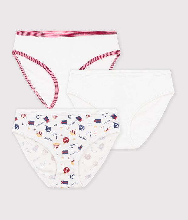 Lot de 3 culottes  en coton vielfarbig