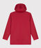 Klassische Regenjacke aus recyceltem Material und Bio-Baumwolle rot CORRIDA