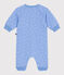 Strampler aus Baumwolle mit kleinen Ankern.  blau EDNA/weiss MARSHMALLOW