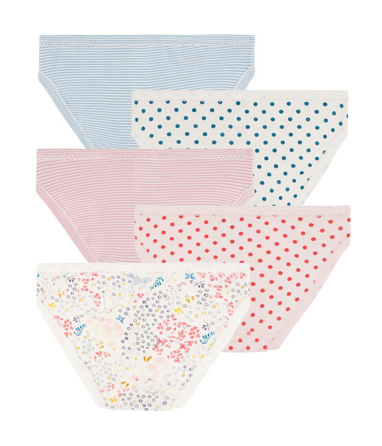 Set mit 5 Unterhosen für kleine Mädchen variante 1
