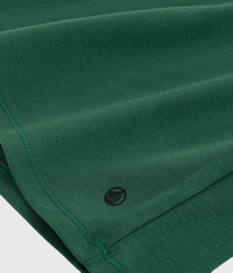 Kurz&auml;rmeliges Damen-T-Shirt L&rsquo;Iconique aus Baumwolle gr&uuml;n