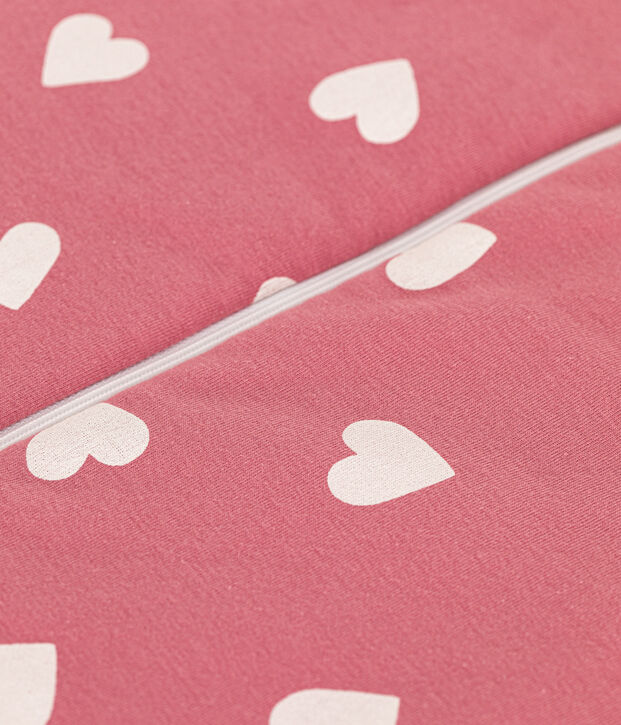 Baby-Schlafsack aus Baumwolle TOG-Wert-Wert 2,5 rosa/naturfarben