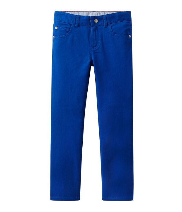 Farbige Jungen-Jeans blau