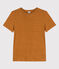 Damen-T-Shirt L’ICONIQUE aus Leinen braun TOAST