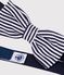 Kinderfliege Jungen blau/weiss