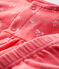Baby-Kleid mit Leggings aus Doppeljersey aus Bio-Baumwolle, mit Kirschen-Motiv rosa PEACHY/rosa FLEUR