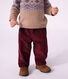 Baby-Hose aus einfarbigem Feincord