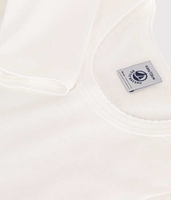 2er-Set langärmelige weiße T-Shirts für Mädchen variante 1