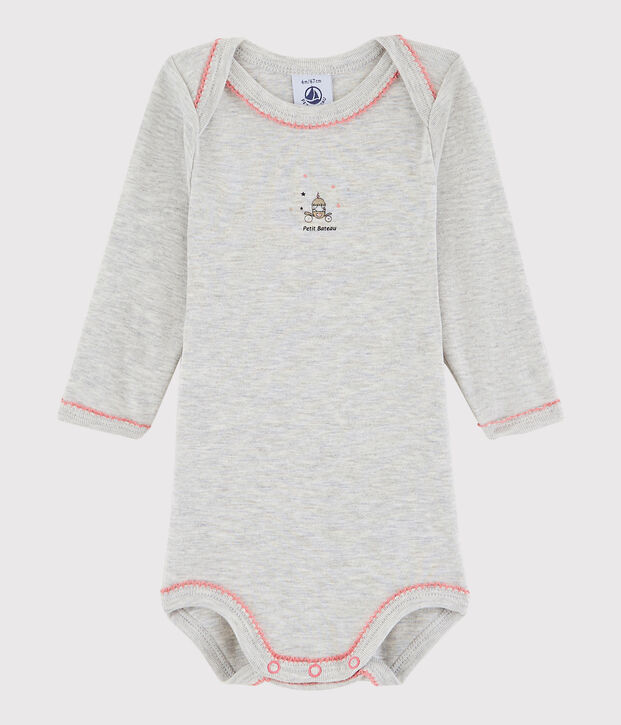 Lang&auml;rmeliger Baby-Body M&auml;dchen BELUGA CHINE