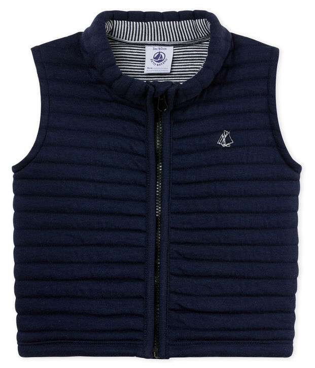 &Auml;rmelloser baby-blouson aus gestepptem doppeljersey jungen SMOKING