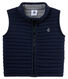 Ärmelloser baby-blouson aus gestepptem doppeljersey jungen