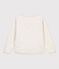 Kinder-Cardigan aus Doppeljersey für Mädchen beige MONTELIMAR CHINE