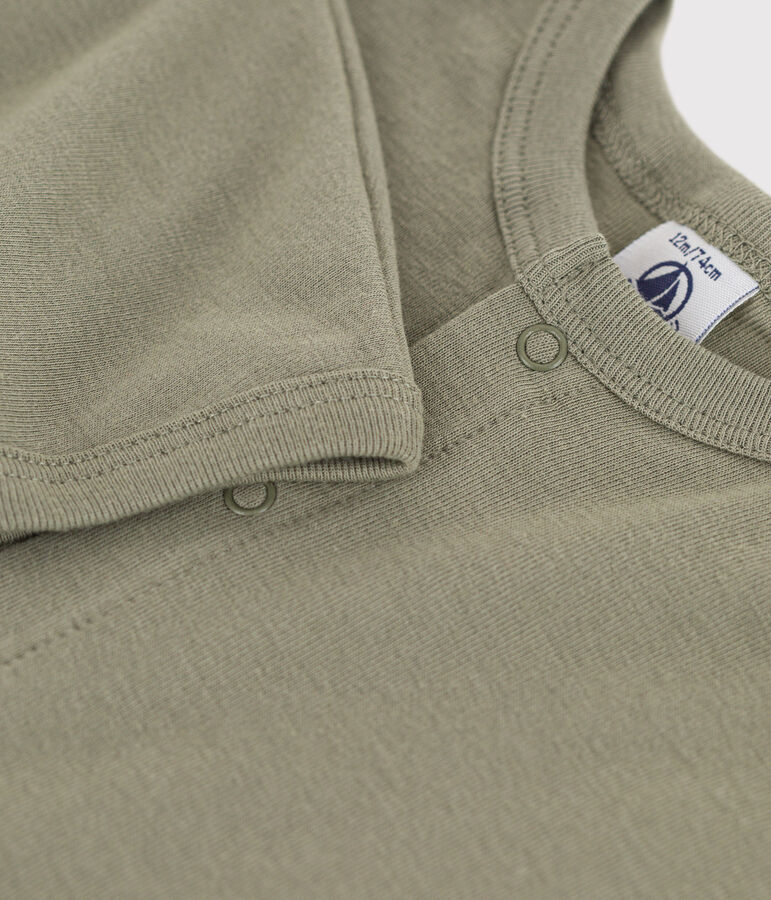 Baby-Cardigan aus Baumwolle gr&uuml;n