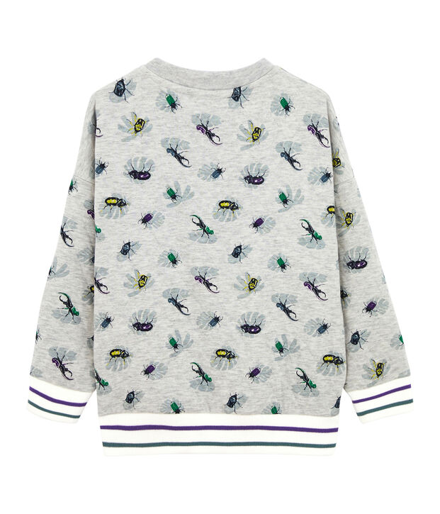Kinder-Sweatshirt f&uuml;r Jungen grau/vielfarbig
