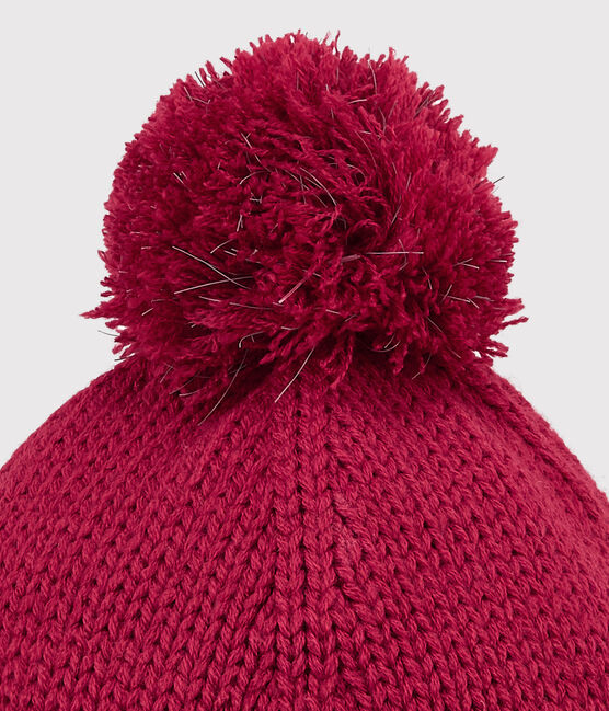 Kindermütze für Mädchen rosa POPPY
