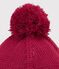 Kindermütze für Mädchen rosa POPPY