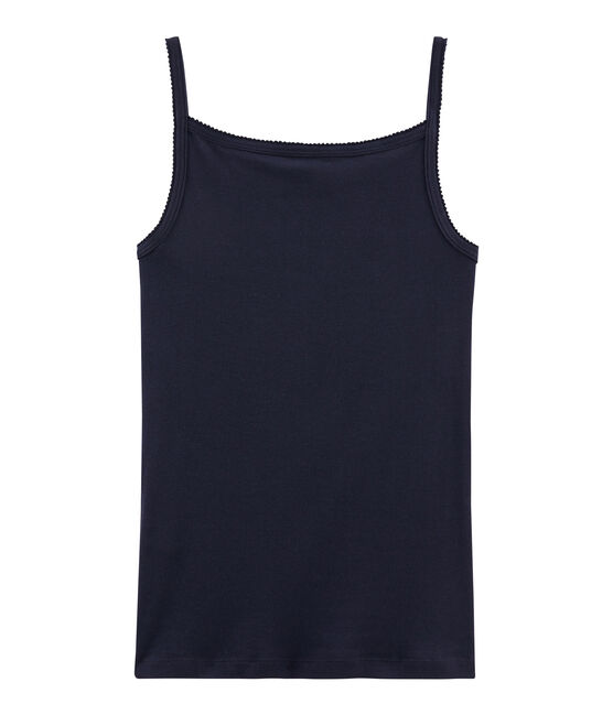 Trägershirt für Damen blau SMOKING