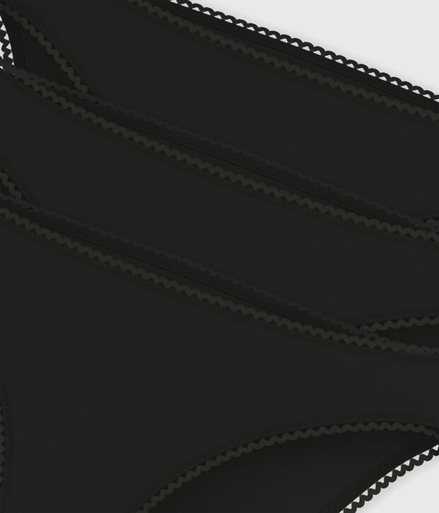 Packung mit Damenh&ouml;schen aus Baumwolle und Elastan vielfarbig