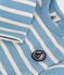 Baby-Streifenshirt aus dickem Jersey AZUL/ MONTELIMAR