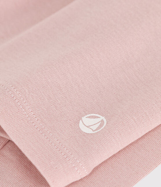 Langärmeliges Kinder-T-Shirt aus Baumwolle für Mädchen rosa SALINE