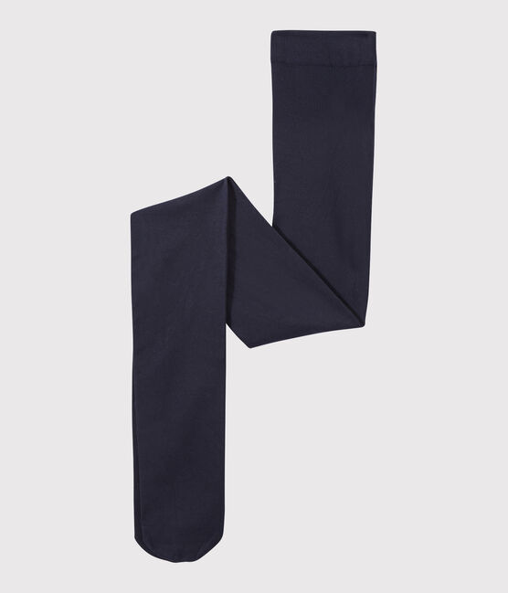 Kinder-Strumpfhose Mädchen blau SMOKING