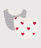 Set aus Baby-L&auml;tzchen aus Baumwolle vielfarbig