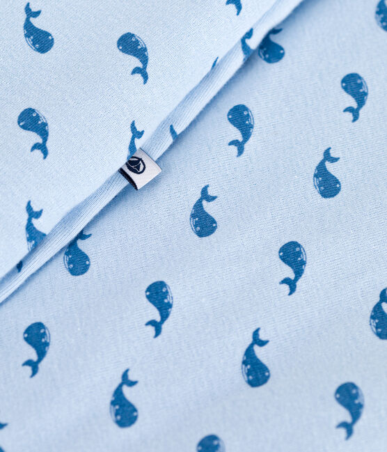 Babyschlafsack aus Baumwolle mit Walmotiv TOG-Wert 2 blau TOUDOU/ ALASKA
