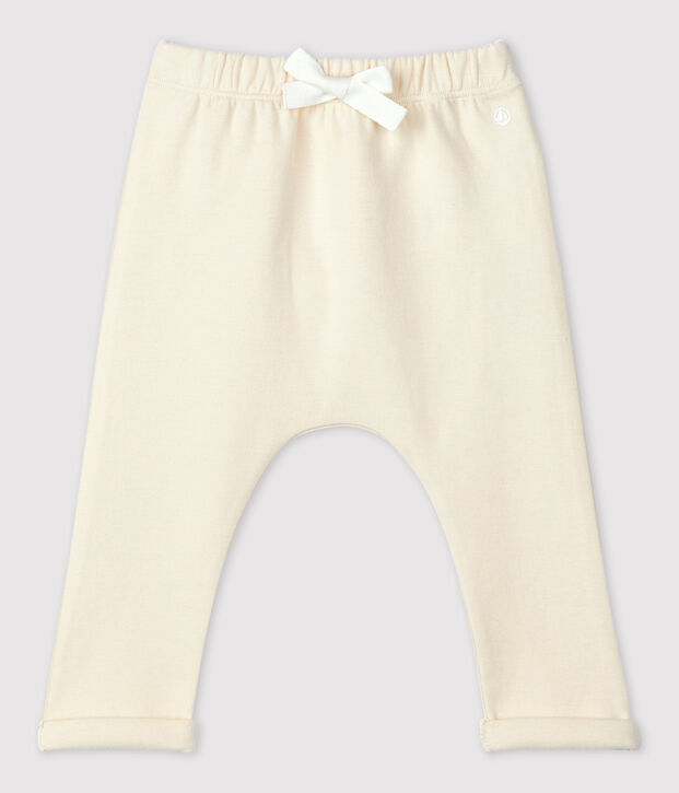 Baby-Hose aus dickem Jersey naturfarben