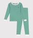 Eng anliegender Kinder-Pyjama aus Baumwolle mit Streifen