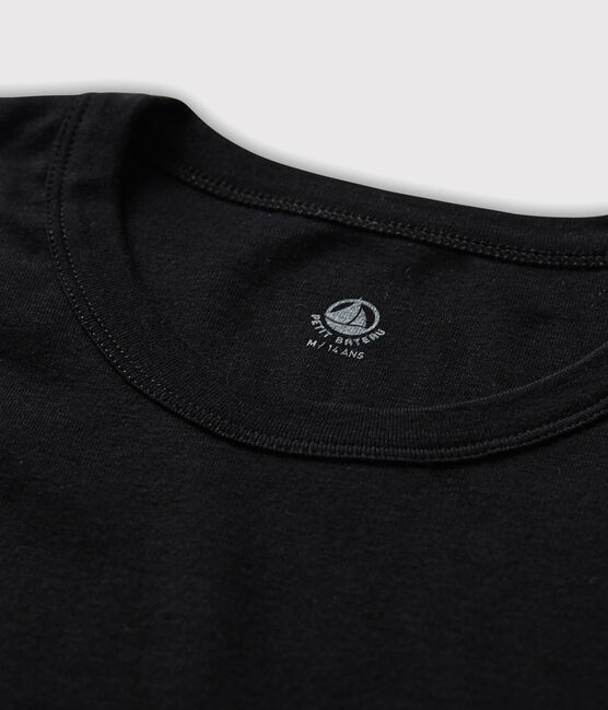 Kurzärmliges T-Shirt schwarz NOIR