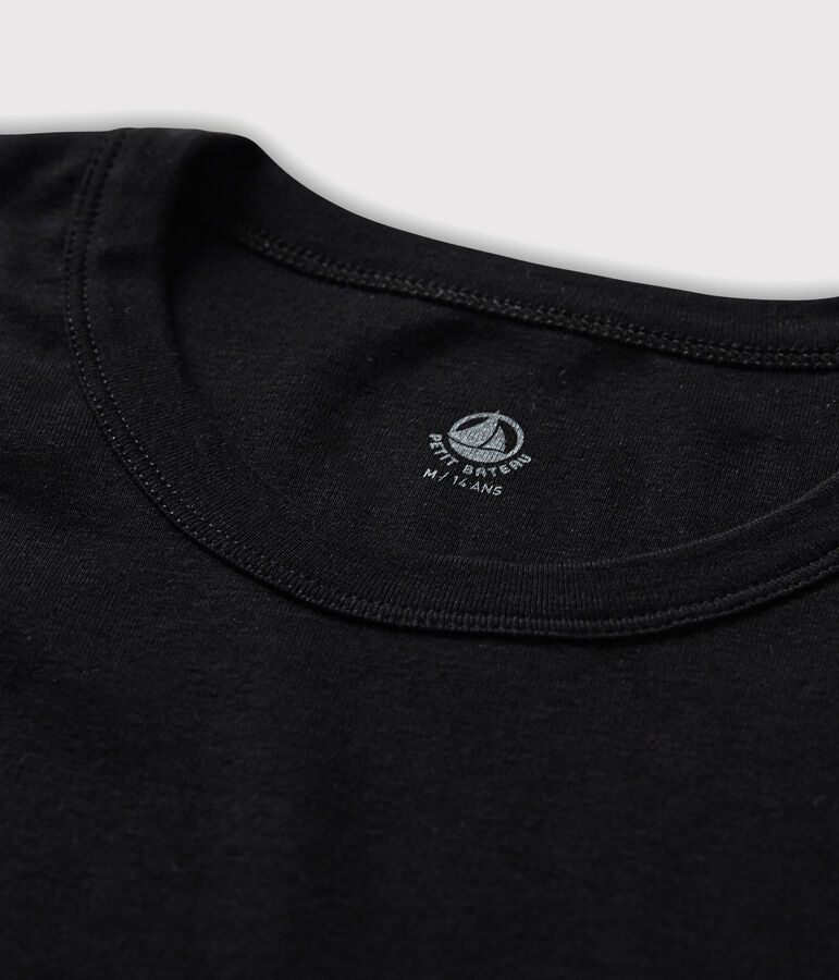 Kurz&auml;rmliges T-Shirt schwarz