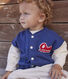 Baby College-Jacke aus Molton